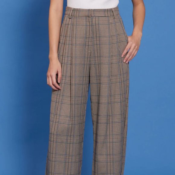 LUCY PARIS Sherlock Plaid Pants - Picture 4 of 7
